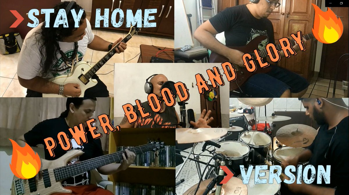 maquinaprofanaf's tweet image. THUNDERSPELL : Banda Divulga Vídeo '' Power ,Blood And Glory '' Versão Stay Home

Inscreva-se No Blog ,Compartilhe . Apoie o Underground , Seu Apoio é muito Importante 👇🤘🎸

#ThunderSpell #Heavymetal #PowerBloodAndGlory #StayHome #Video