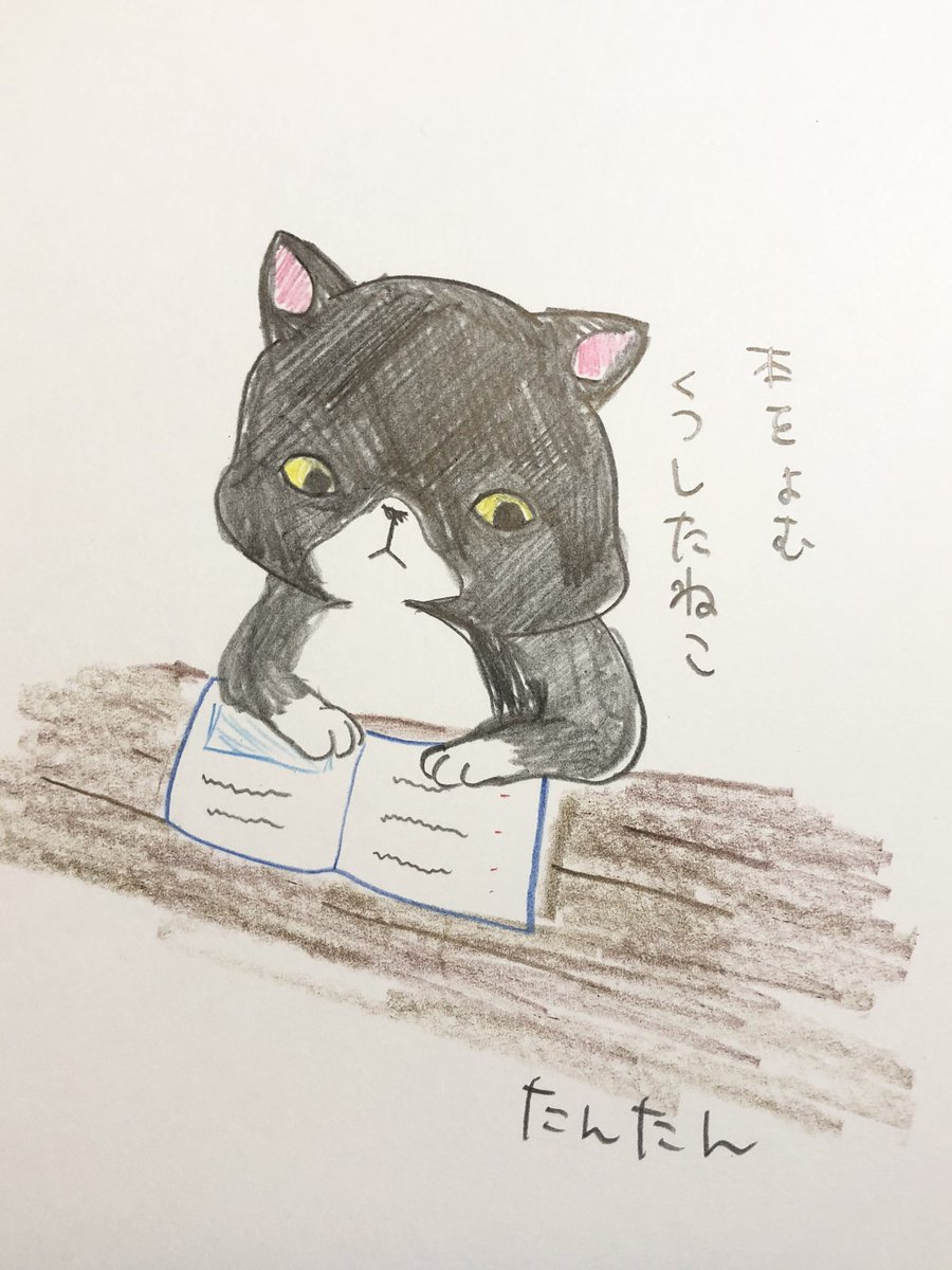 本を読むくつしたねこ

#お絵かき #イラスト
#猫
#色鉛筆 