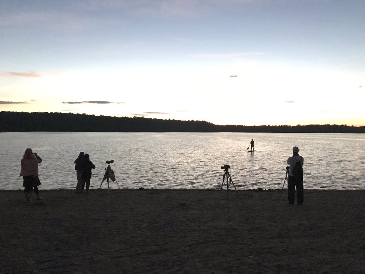 puneesh's tweet image. Comet hopefuls waiting at Chauncy lake! #CometNeowise #NEOWISE