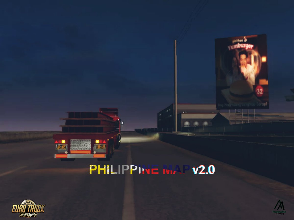 aproduction_a's tweet photo. PhilippineMap v2.0
Daan muna sa NLEX kahit hindi pa tapos.
#AAproduction
#AAPM
#ETS2ph https://t.co/4xLuAUMuvA