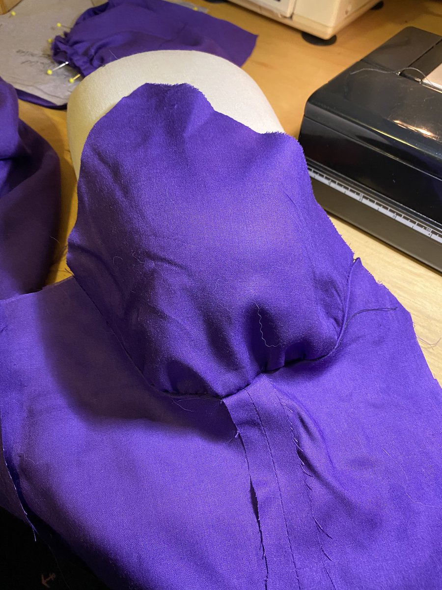 For the cup I slashed it open in the Center of the cup and added 3 inches. I also added 1” to the top because I didn’t like where it sat. As you can see from mock up 1 to 2 the added bulk and underwire help to shape the cup nicer.