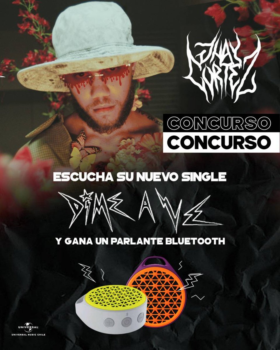 UMusicChile's tweet photo. Lleva el carrete a casa con este parlante escuchando el nuevo single de Jhay Cortez: #DimeAVe
🎉 Sigue las instrucciones en el link. 👯♀️👯♂️
https://t.co/zYShogKtrb https://t.co/0orW600k0r