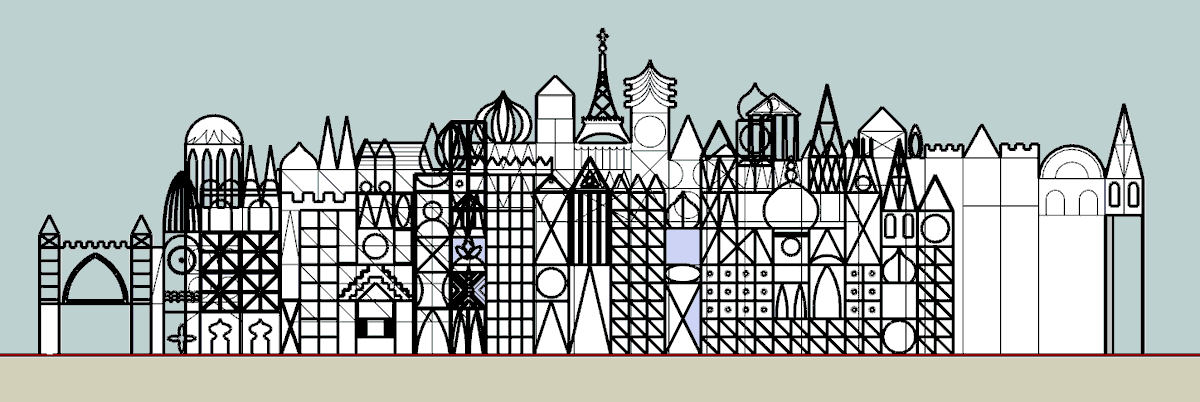Valentine7919's tweet photo. I see everyone posting their projects they have worked on so I thought I would post my own. These are old projects I started years ago. #googlesketchup #DisneyImagineering #DisneyModel https://t.co/W62XKC7KoN