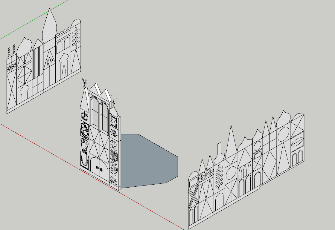 Valentine7919's tweet photo. I see everyone posting their projects they have worked on so I thought I would post my own. These are old projects I started years ago. #googlesketchup #DisneyImagineering #DisneyModel https://t.co/W62XKC7KoN