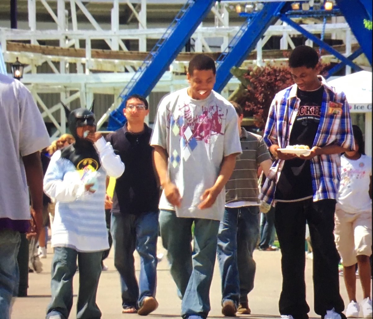 Michael, Dukie and Bug go to 6 Flags. For one day, they’re just kids.