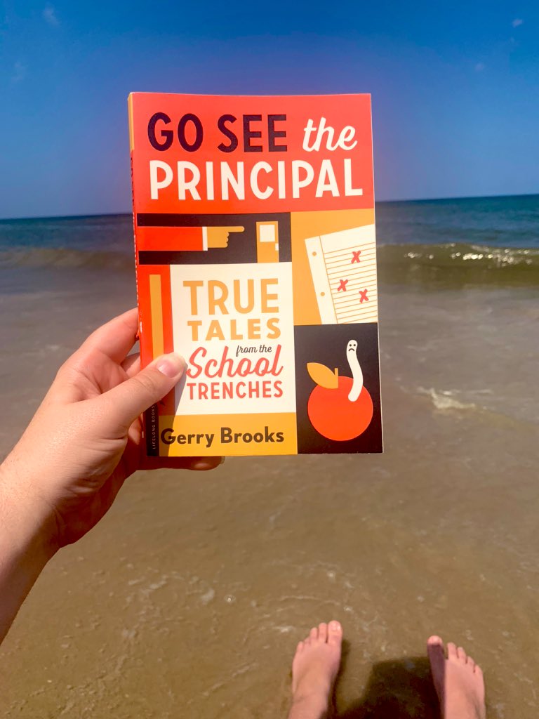 AlisaWilliams35's tweet photo. Spent some time at the edge of the ocean in the OBX today reading @gerrybrooksprin book! If you haven’t read it, you should! 🙂 Bought during the Teach Your Heart Out Confernce m!! Continuing to learn from #tyhocon 💗 https://t.co/7O3cxKv0G2