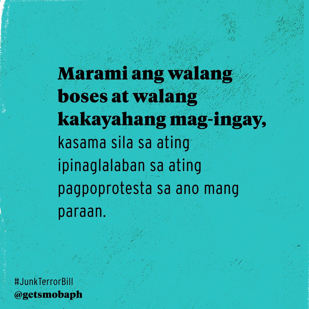 getsmobaph's tweet photo. Sama-sama at sabay-sabay nating bawiin ang ating kalayaan! 

#JunkTerrorLaw
#ibalikangABSCBN https://t.co/0Mrxzi7Gdu