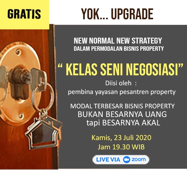 InfoJadwalEvent's tweet photo. [Webinar] ‘Kelas Seni Negosiasi Properti’

Tanggal: 23 Juli 2020
Tempat: Live via Zoom Meeting
HTM: Gratis

https://t.co/zlbPO11zwf

#seminar #webinar #seminargratis #webinargratis #seminarproperti #webinarproperti https://t.co/0jPOq3SBP6
