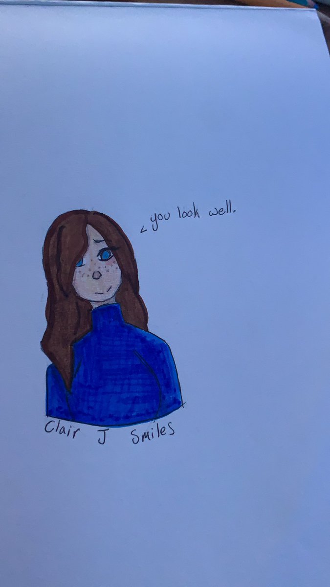 SarahHasArt's tweet photo. Working on drawing Roblox Myths @SmilesClair https://t.co/094SIh8Abt