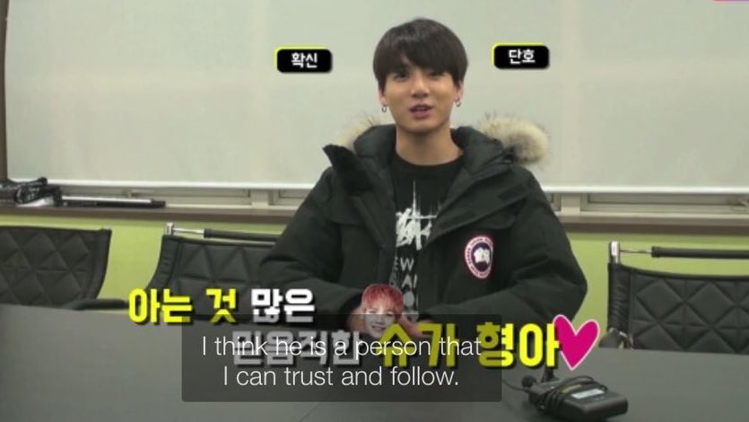 when jungkook was asked who they wish to travel with, he answered yoongi :(