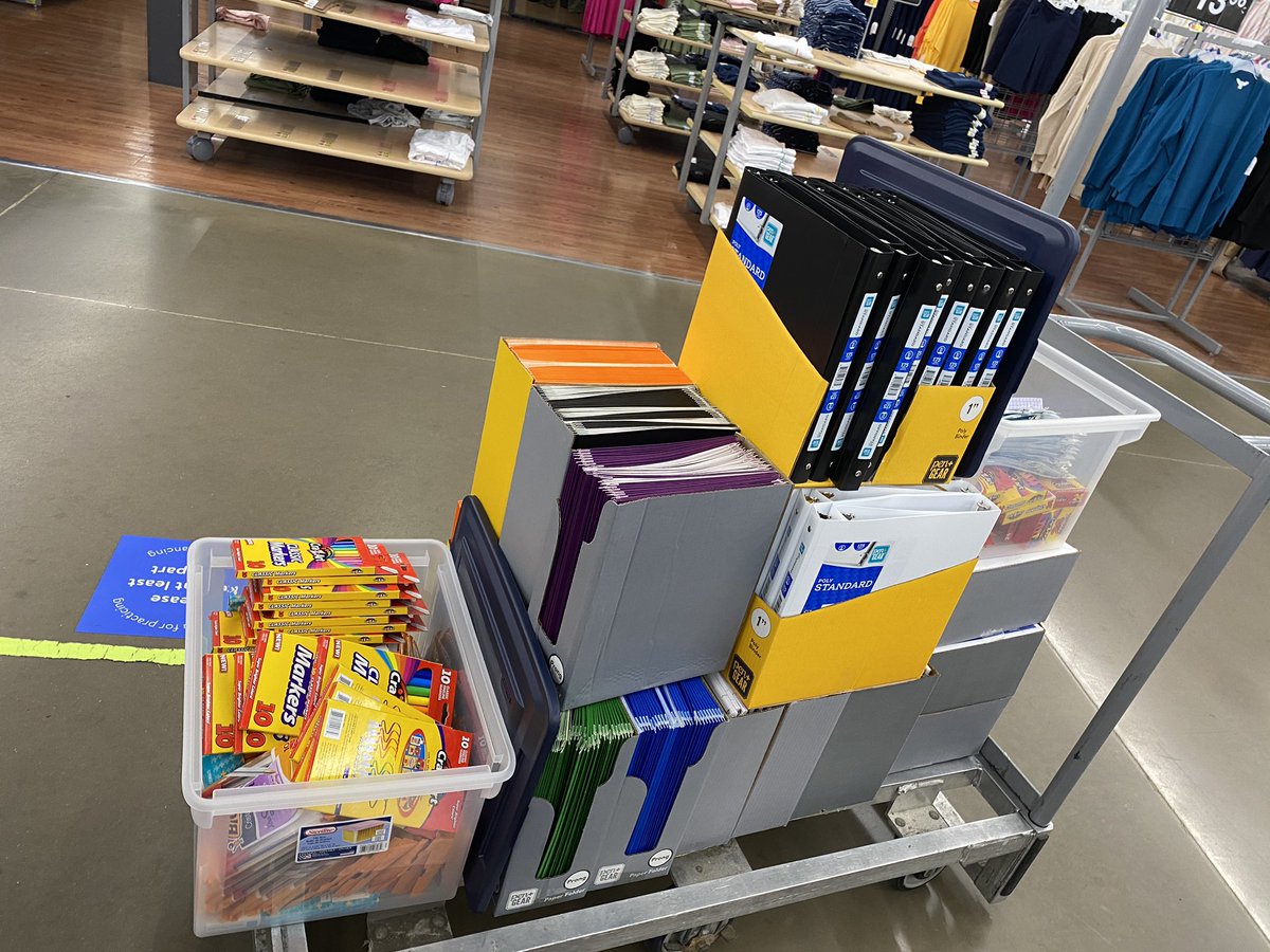 onelessobstacle's tweet photo. It’s our favorite time of the year. Back to school shopping! #OneLessObstacle https://t.co/G8aSwqF66Y