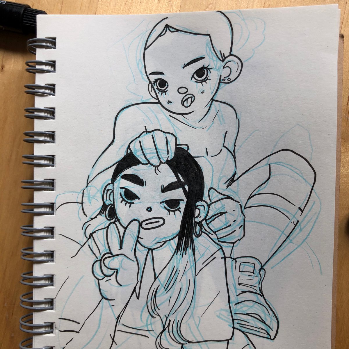 here u go have sum doodles from this morning 