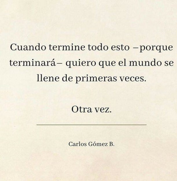 CafeParaLeer's tweet photo. Cuando termine todo esto...

#CafeParaLeer #Frases ##covid19 https://t.co/mkL79E8vsI