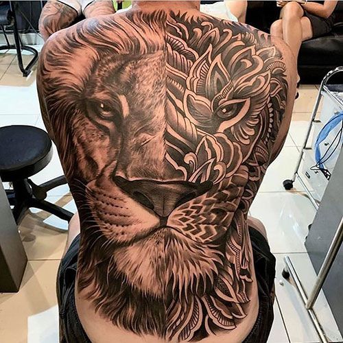 23 Awesome Back Tattoos for Men Upper Back to Full Back Tattoos  ZestVine   2023