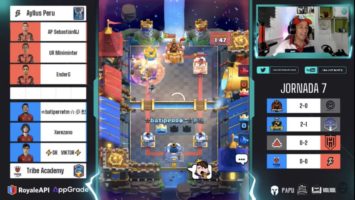 darthtaker's tweet image. Empezamos la @CEL_Clash  contra @TribeAcademyGG  perdiendo el primer match. @batiperroo hace bm y no ganaron un juego mas! GG @batiperroo  este es el karma en su máxima expresión !  Sigamos con todo @AyllusPeru_CR