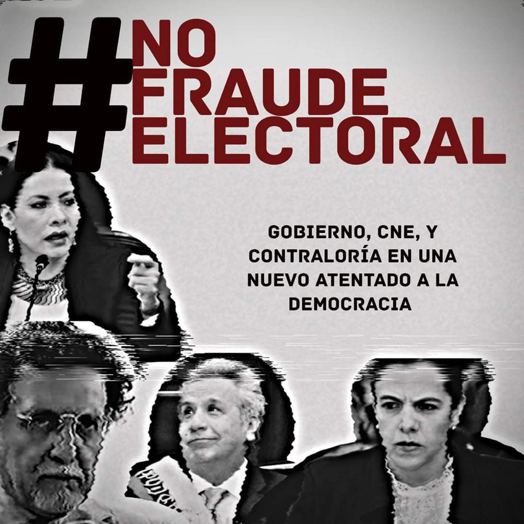 compromiso_5's tweet photo. La principal autoridad electoral @cnegobec sigue recomendaciones de #Celi y suspende actividades de @CompromisoRC por 10 días para presentar descargos. Lo actuado por #Celi carece de validez. @AsambleaEcuador no lo posesionó, es ilegítimo. Basta de persecución #NOFraudeElectoral https://t.co/IdAehOmumf