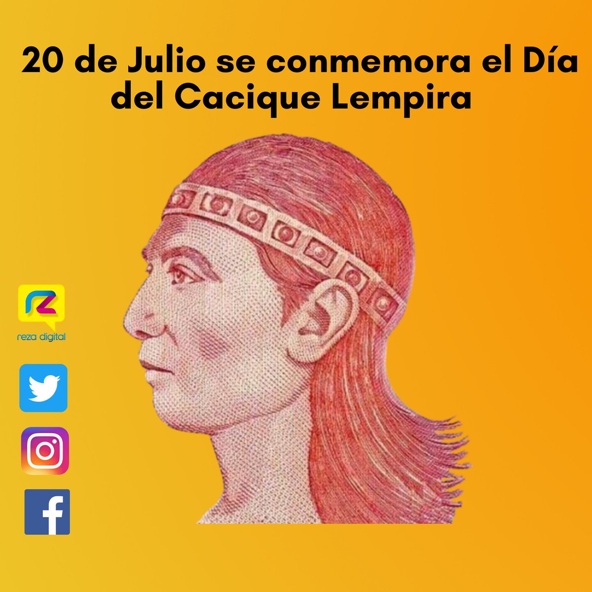 digital_hn's tweet photo. Hoy 20 de julio se conmemora la vida y muerte del señor de la sierra, el cacique Lempira quien luchó por defender a su pueblo de la dominación española en 1536.🇭🇳❤😍😷
#Indio #Lempira #Honduras #CatrachoDeCorazo  #MarketingOnline #MarketingDigital #RezaDigitalHN #Estategia https://t.co/xwkMVELwJW