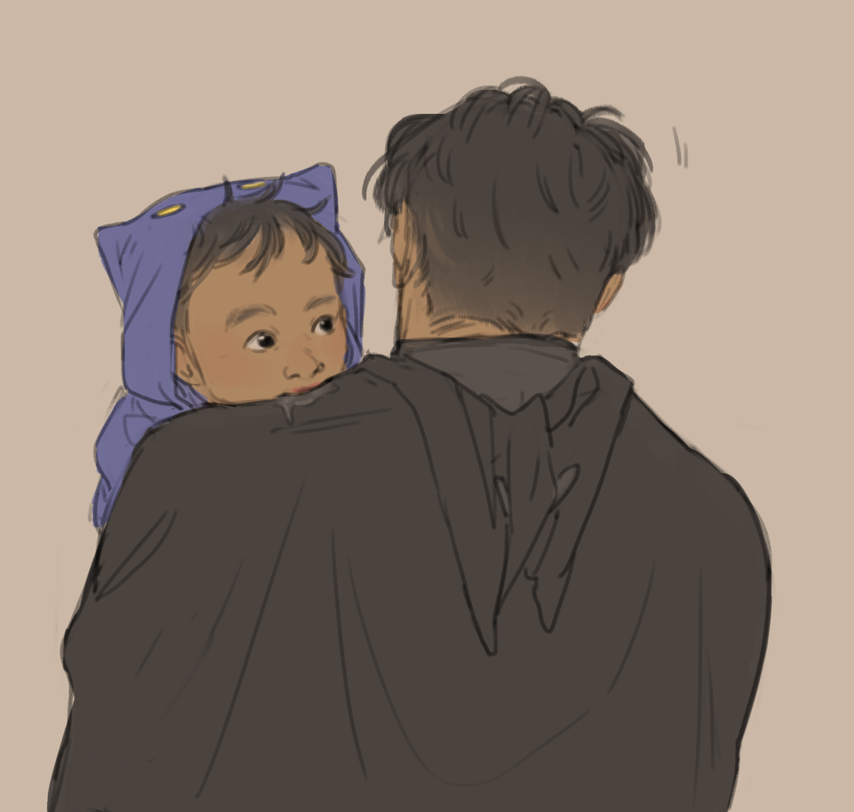 bruce + baby sketch dump 