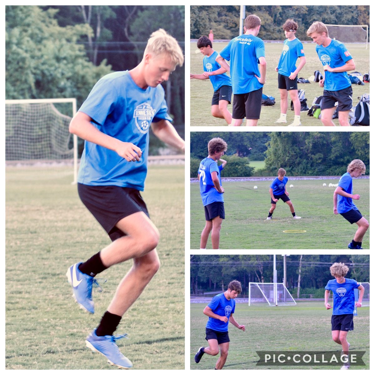 TSC04ECNLBoys's tweet photo. 90 plus degrees? No problem. The boys are back and bringing the heat! #tscproud #ecnl #SocialDistancing https://t.co/yCeEIbLhMq