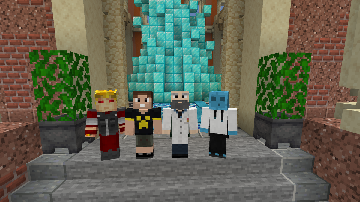 cubfan135's tweet photo. Victory for Team Hermitcraft in the @TwitchEsports Minecraft Twitch Rivals Event! Had a lot of fun! Shoutout to teammates @impulseSV @TangoTekLP and @iJevin. GGs to all the teams! Great match! https://t.co/iKDhJPFhvm