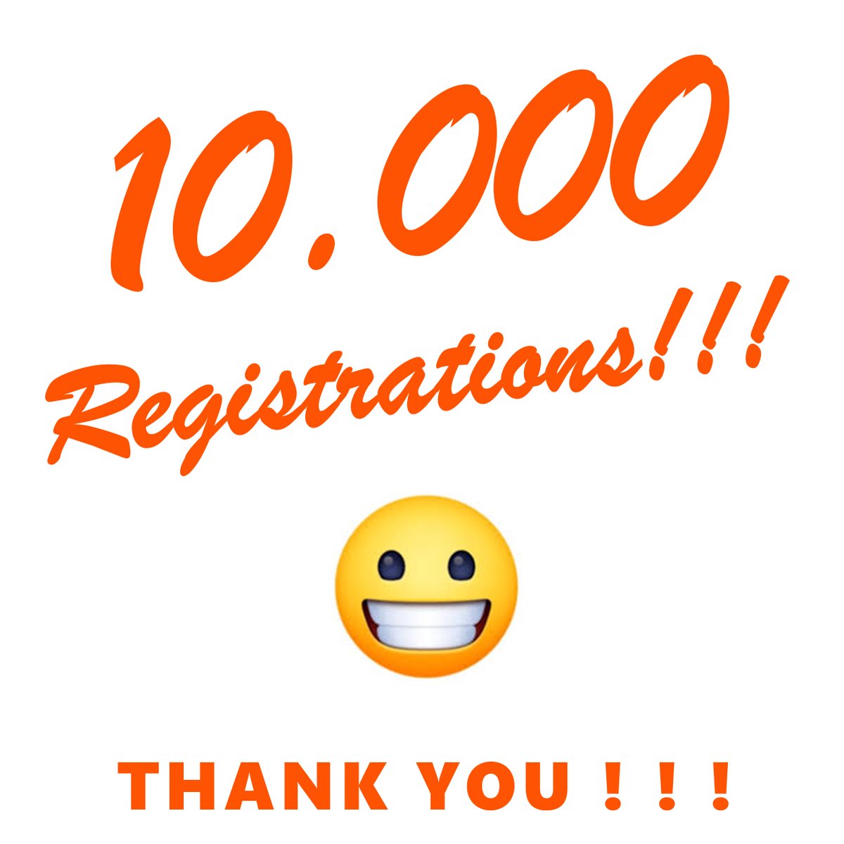 HamQso's tweet photo. In no time we've gone up to 10.000 Registrations!!!! #ThankYou 

🔜➡️➡️Register here today https://t.co/85Jlfi2T3r it's free attendance!

Be part of the the only Ham Radio Event of the year

#QSOTodayVirtualHamExpo #HamExpo #hamradio #hamradioporn #hamradiooperator https://t.co/u6gnzA8t5a