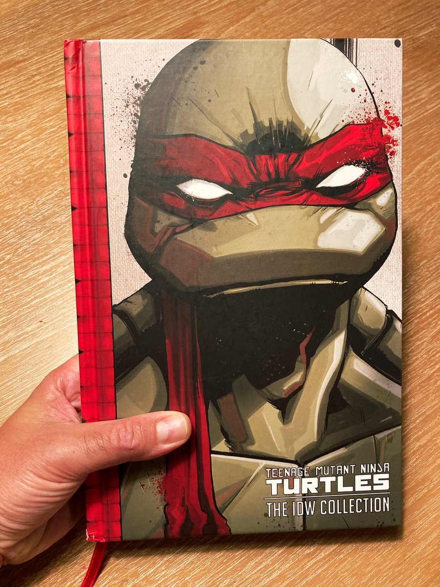 Got volume 1 and 2 of #TMNT The IDW Collection. Awesome art, great story. Highly recommended to turtles fans.