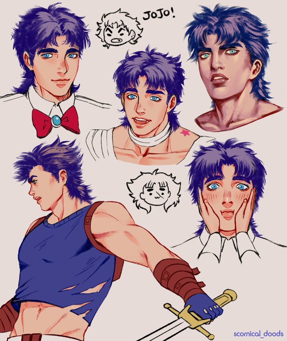 when art block and sadness takes over what u gonna do? draw ur ray of sunshine of course #jjba 