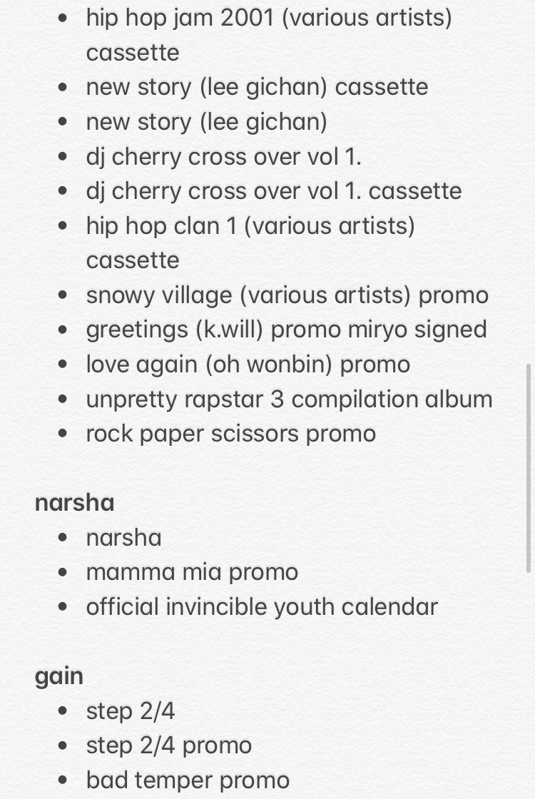 miryo's tweet photo. my entire brown eyed girls collection atm! https://t.co/1yWgQTYFUI