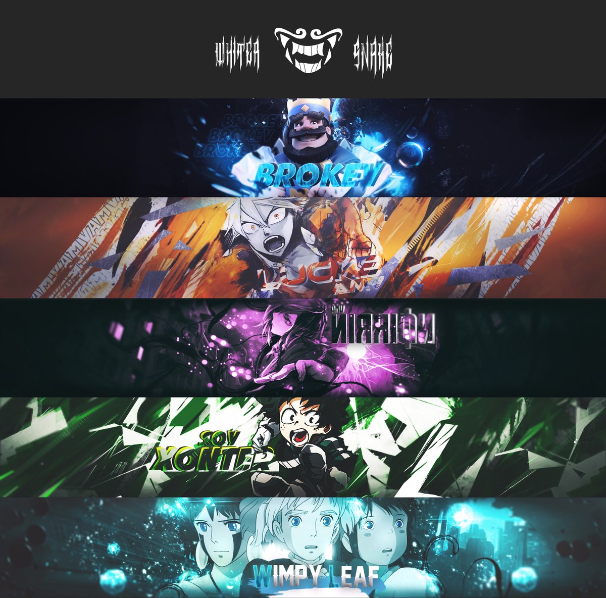 WhiterSnake's tweet photo. Segunda coleccion de banner

#anime #otaku #zerotwo #DarlinginthefranXX  #gfx #gfxanime #gfxdesigner #gfxfree #photoshopanime #photoshop #photoshoptouch #designersanime #WhiterSnake #animegraphics #signature #signatureart #likeforlikes  #creativedesign #BannerDesign #banner https://t.co/iYgHcoxZ5c