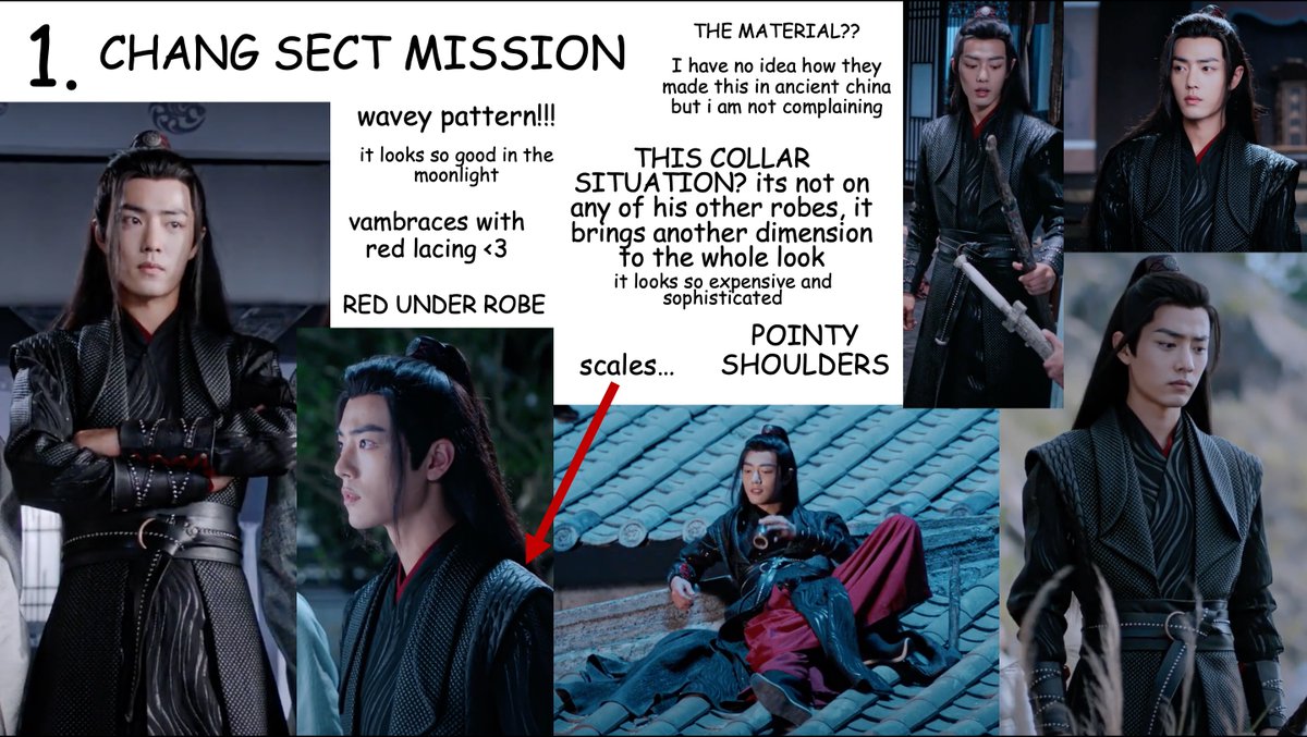 WE HAVE SAVED THE BEST ONE FOR LAST !! wwx’s runway model status robes the…. CHANG SECT INVESTIGATION ROBES !!!