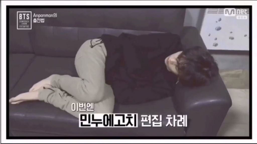 jungkook filming yoongi when he’s asleep