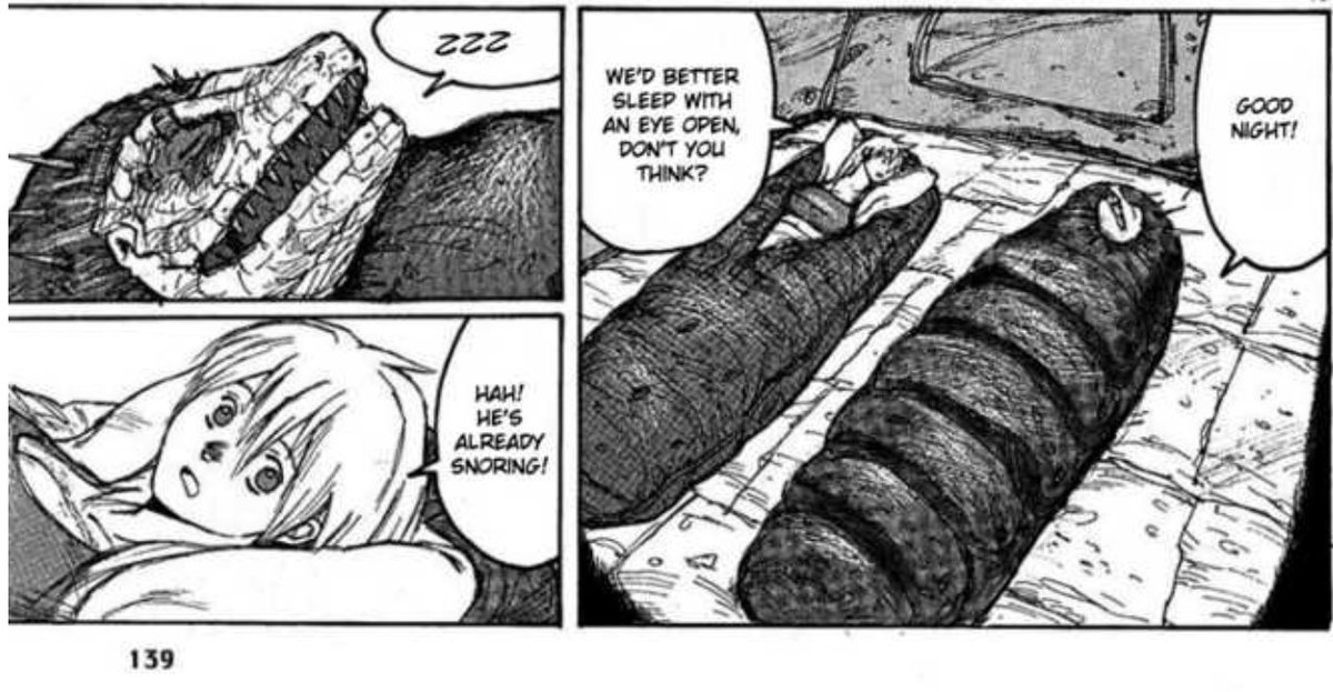 Reading thru dorohedoro and these are my fav panels so far 