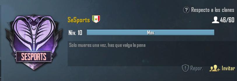 Te invitamos a unirte a nuestro clan de PUBG Mobile. 
Cualquier duda manda mensaje o en los comentarios.