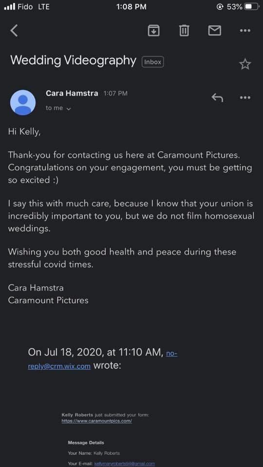kutekronik's tweet photo. @caramountpics you’re disgusting it’s 2020 this is unacceptable especially coming from a business
Hope someone reports you to the tribunal and you get what you deserve https://t.co/1LvsS8kalv