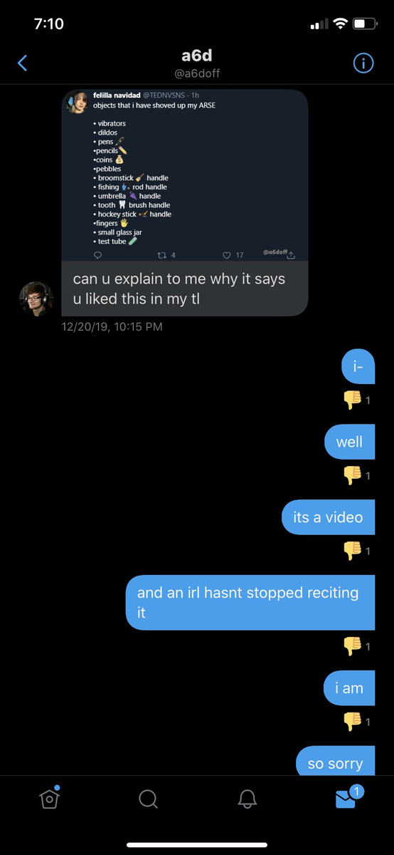 6. He shows the conversation. Some people were confused as to why is he reading the key smash out loud and, well,there's no reason behind it, is just his humor. If you'd watch him you'd understand what i mean, but in case you don't, thats the explanation. Here is the full convo