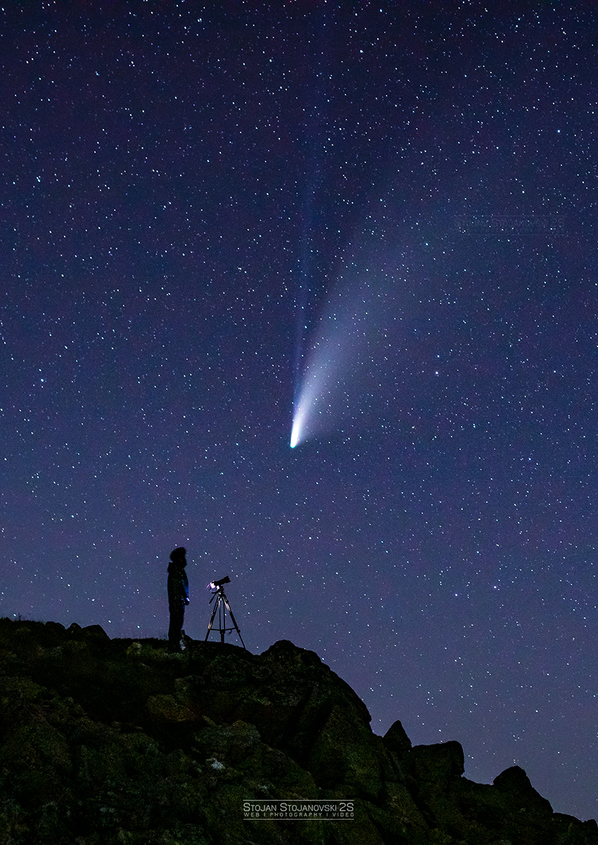 Stojan2s's tweet photo. #comet #NeowiseComet #NEOWISE #neowisec2020F3 #astronomy #space #photography #photo #stojanstojanovski #ohridastronomyassociation #dedodimo #kuratica https://t.co/1N3xViRc3c