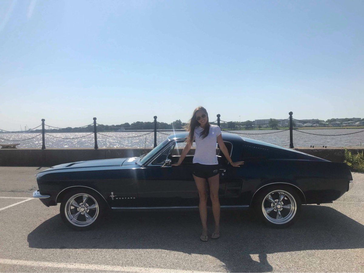 KatRedner's tweet photo. One year ago today, I bought my dream car. Cheers to one year, Ellie! ☺️ #fastback #67fastback #mustang #fordmustang #mustangfastback https://t.co/h9xdYNcI9c