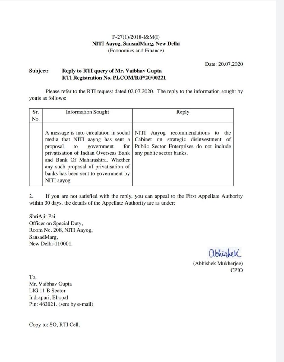 jitesh_pandey's tweet photo. Two Images, Two Different Aspects.

But who is lying?

@NITIAayog 
OR
@FinMinIndia 
OR
The Newspaper Cutting ? 

#StopPrivatization 
#IndiaNeedPSBs https://t.co/noPN3UdY4o