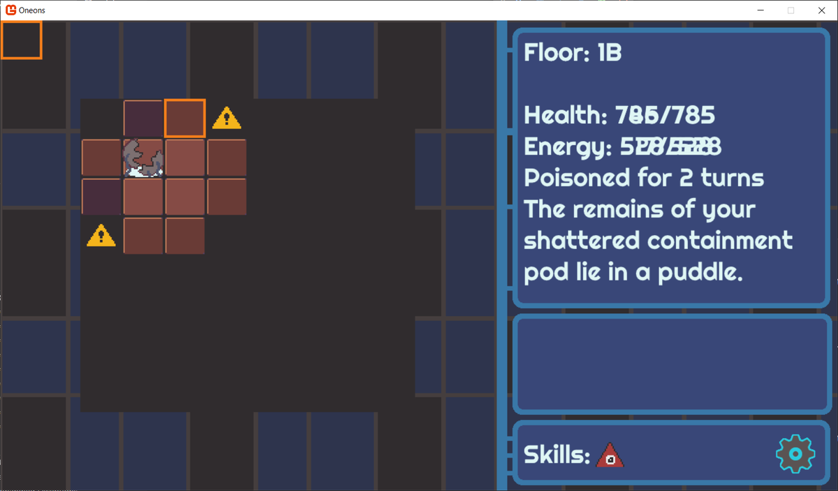 nightblade99's tweet photo. Not dead, just working on refactoring and low-effort fixes. Like this bug, where you can start a new game several times in rapid succession.
#Oneons #IndieDev #GameDev #IndieGameDev #Bugs #MonoGame #PuffinEngine https://t.co/WN3qbvwMDT