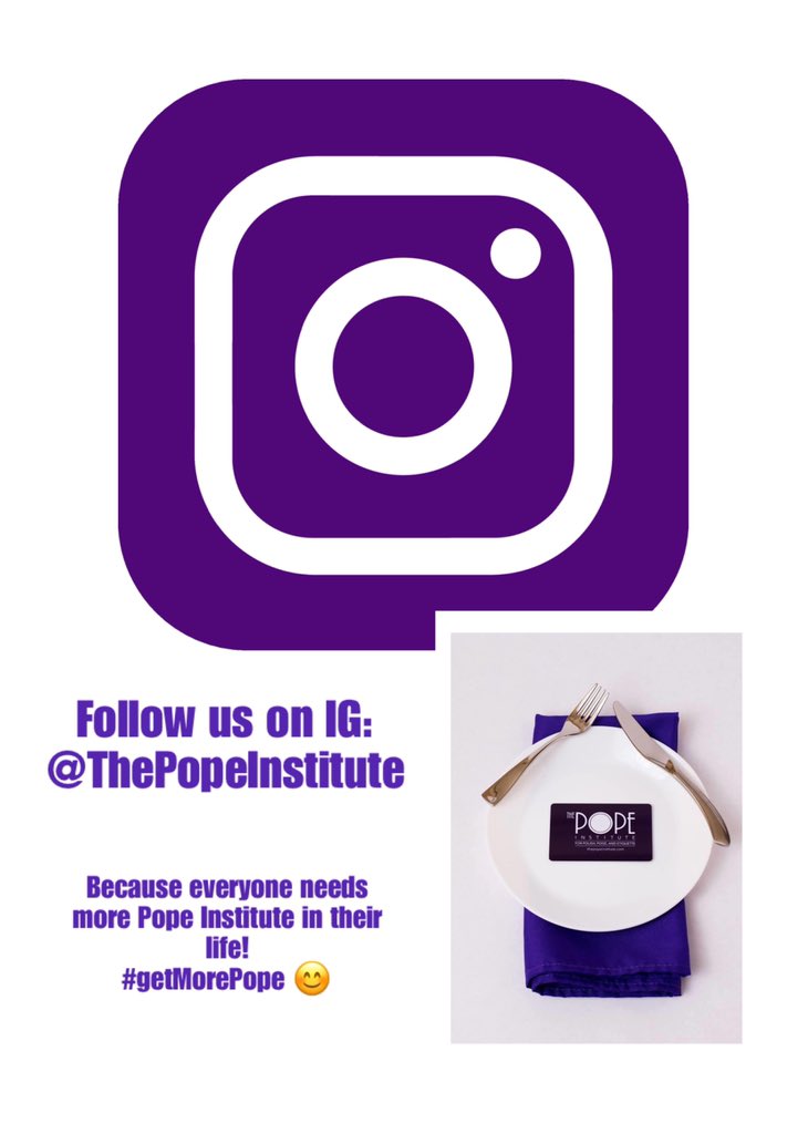 PopeInstitute's tweet image. Follow us on IG! #gotPOPE