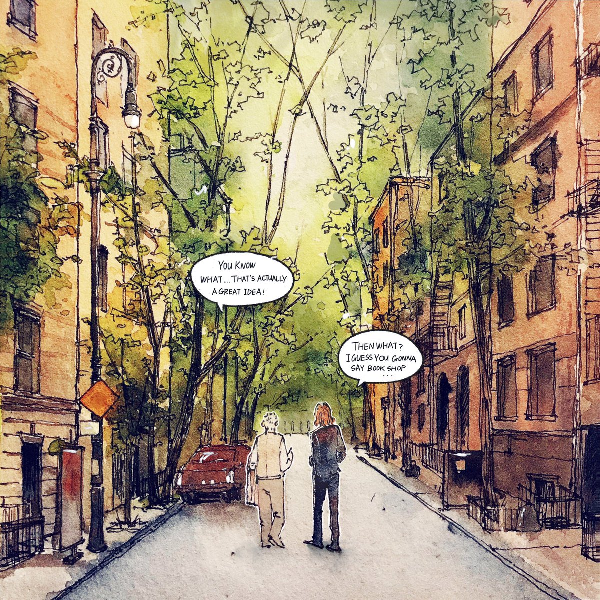 DAIST19's tweet photo. some watercolors from last year 
#GoodOmens https://t.co/f86SFzkFlq