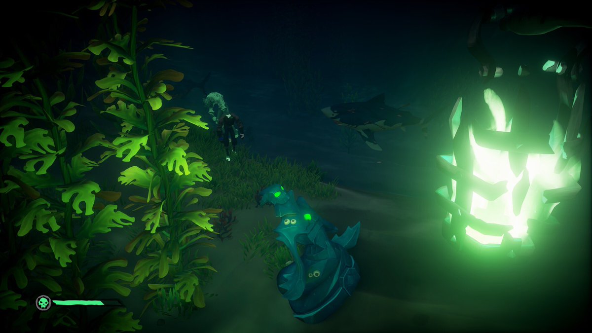Fryz0ne's tweet photo. @SeaOfThieves  These sharks love me! #sotshot https://t.co/fWqHucJEG2