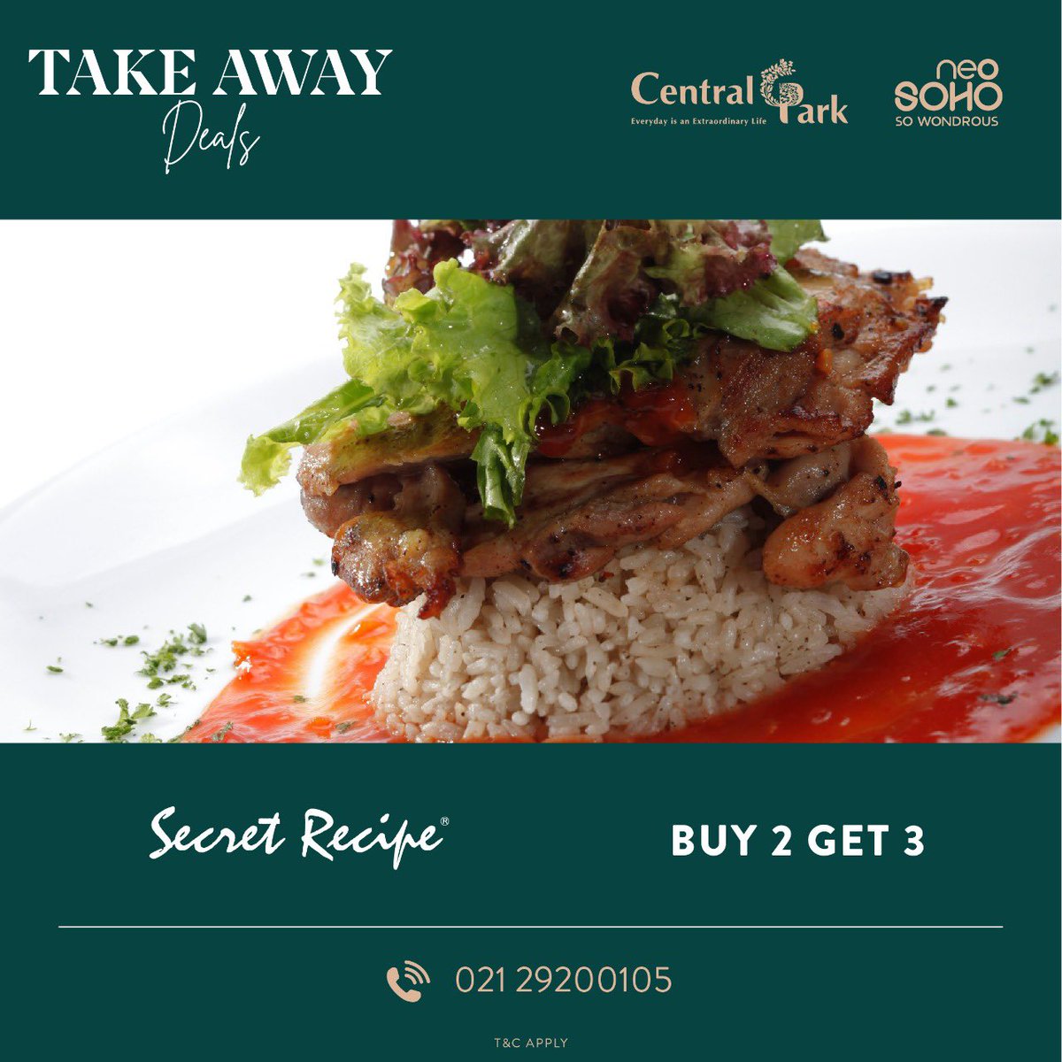 CentralParkMall's tweet photo. Good Morning Central Park Lovers !
-
Enjoy Our Special Take Away Deals only For You.
-
#CENTRALPARKMALL
#CPGOURMET
#foodiesofinstagram
#promo https://t.co/iRwOYCUyJ9