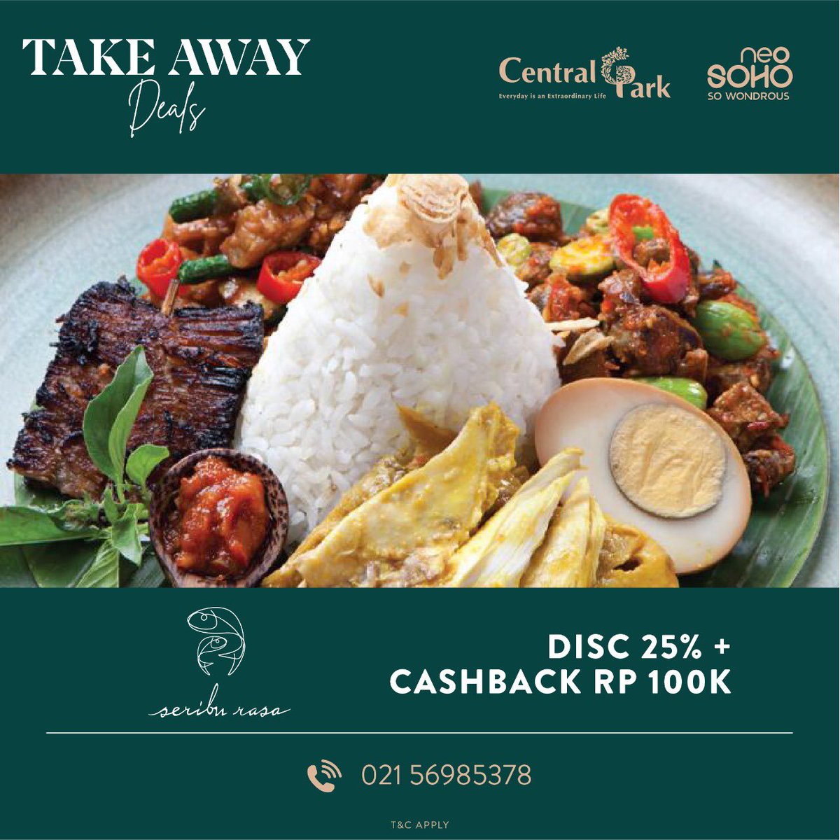 CentralParkMall's tweet photo. Good Morning Central Park Lovers !
-
Enjoy Our Special Take Away Deals only For You.
-
#CENTRALPARKMALL
#CPGOURMET
#foodiesofinstagram
#promo https://t.co/SgO50tI7XN