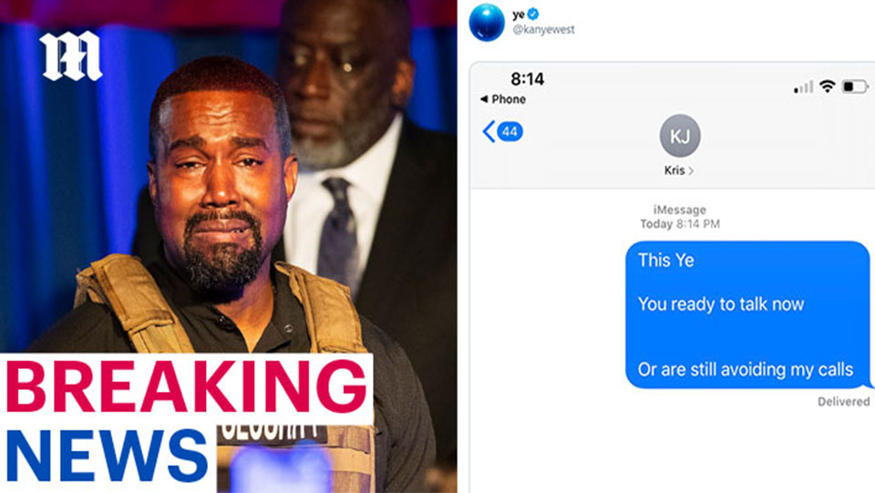 Daily Mail Celebrity on X: Kanye West goes on Twitter rant in