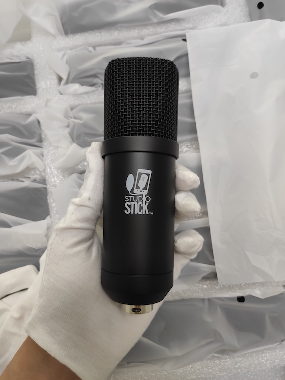MorphoMFG's tweet photo. We don't joke around when it comes to #WhiteGloveService. We tested dozens of microphones with the @StudioStick team to find the very best fit for the world's first portable recording studio for smartphones. https://t.co/7K6vVc5lcI