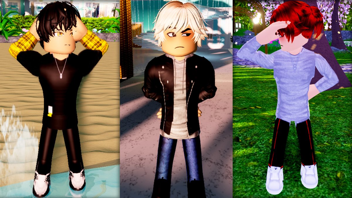 Code Realroses On Twitter I M So Excited To Announce That I Have 3 Guy Outfits Now In My Roblox Store Feel Free To Mix And Match Tops And Bottoms Special Thanks - cute boy rei roblox