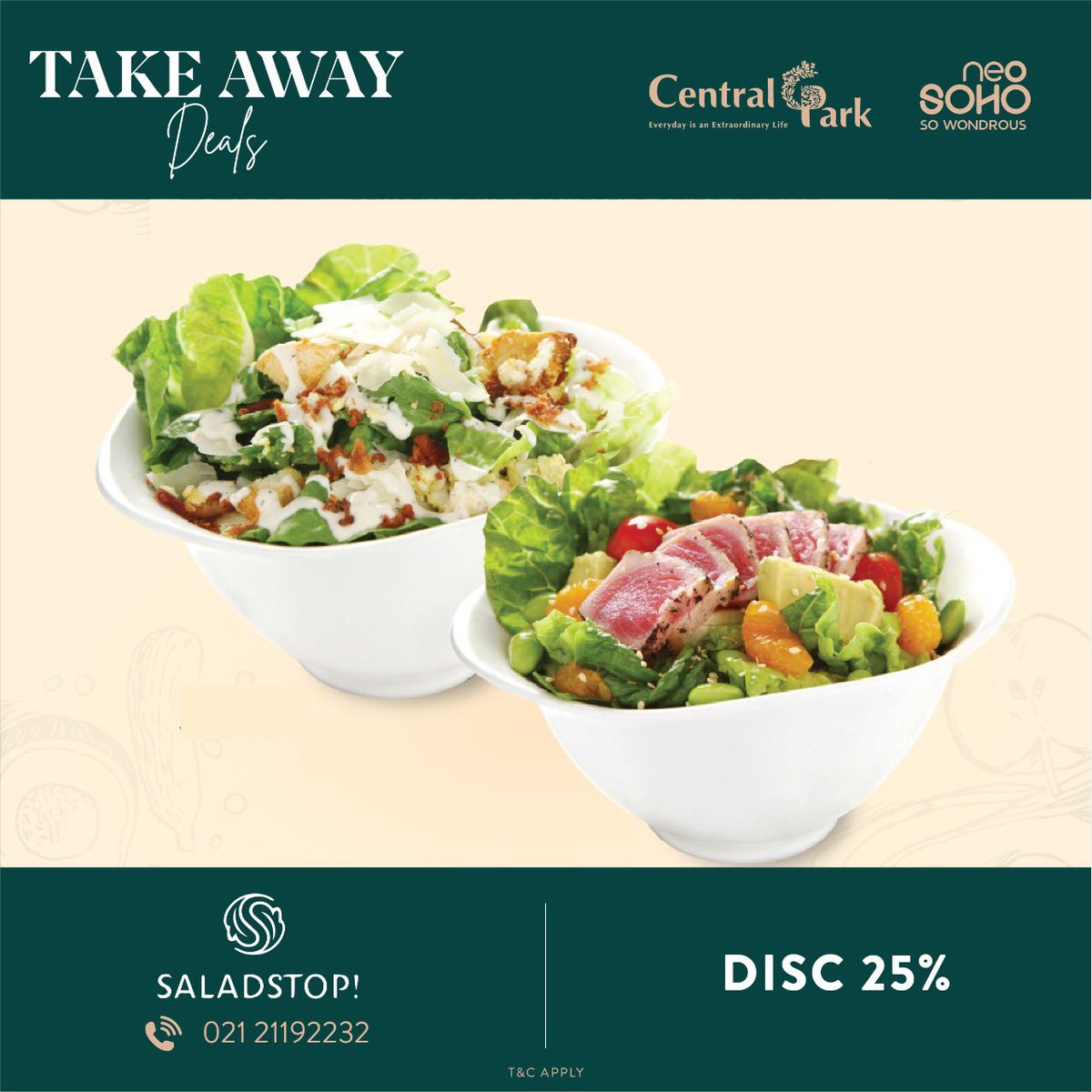 CentralParkMall's tweet photo. Good Morning Central Park Lovers !
-
Enjoy Our Special Take Away Deals only For You.
-
#CENTRALPARKMALL
#CPGOURMET
#foodiesofinstagram
#promo https://t.co/IOKdCwmP3L