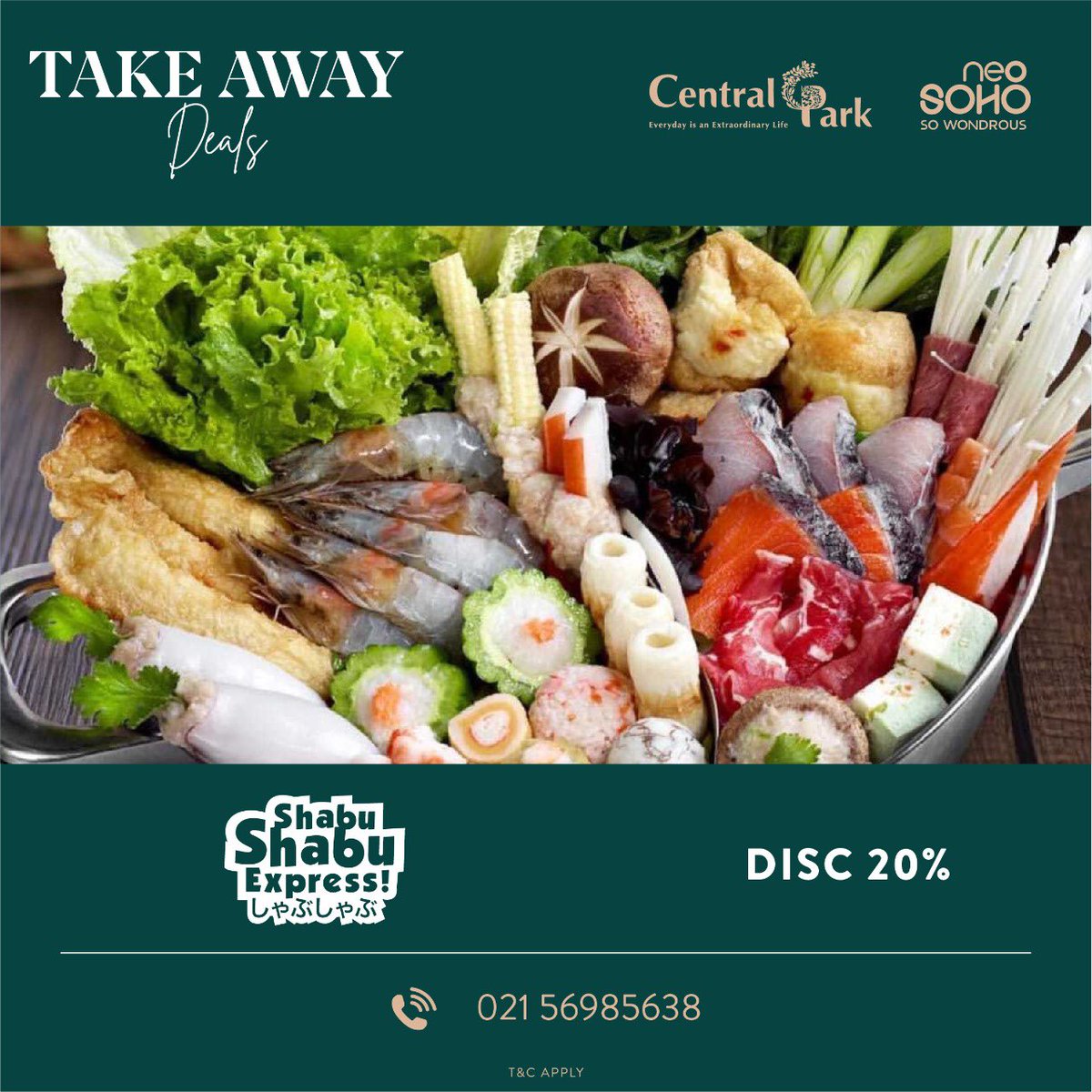 CentralParkMall's tweet photo. Good Morning Central Park Lovers !
-
Enjoy Our Special Take Away Deals only For You.
-
#CENTRALPARKMALL
#CPGOURMET
#foodiesofinstagram
#promo https://t.co/IOKdCwmP3L
