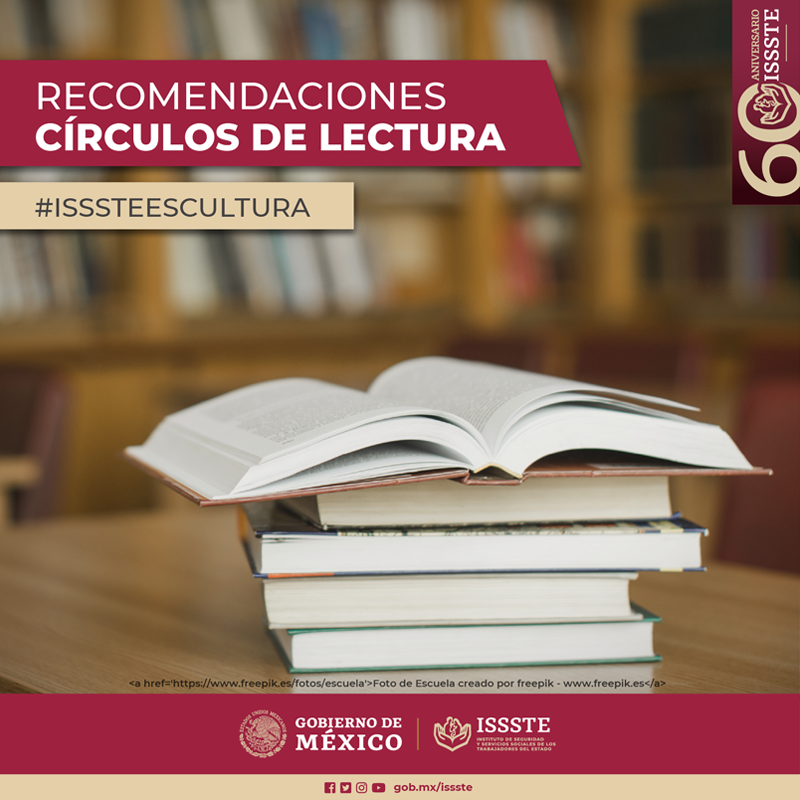 #QuédateEnCasa y pasa tiempo disfrutando de estas recomendaciones que hacen nuestros amigos de "Círculos de Lectura en Línea" 📚 para ver o hacer en familia.
¡Anímate!
👁️➡️ bit.ly/3fIWuWU
#60AniversarioISSSTE
#ISSSTEEsCultura